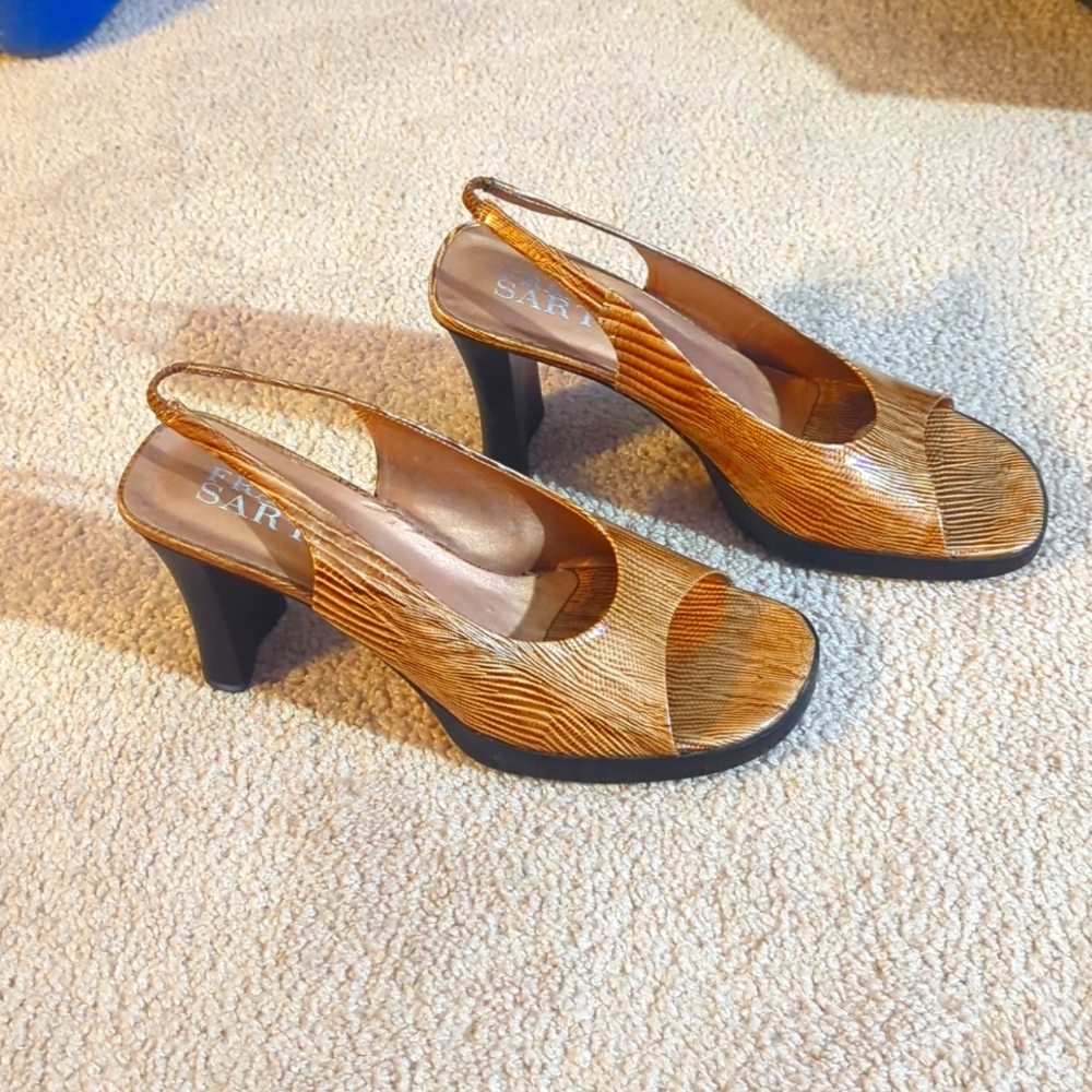 Franco Sarto snake print sandals